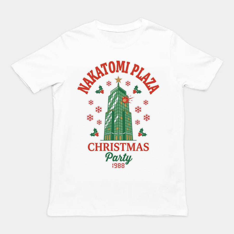 Nakatomi Plaza Christmas Party T-Shirt Orbital Clothing