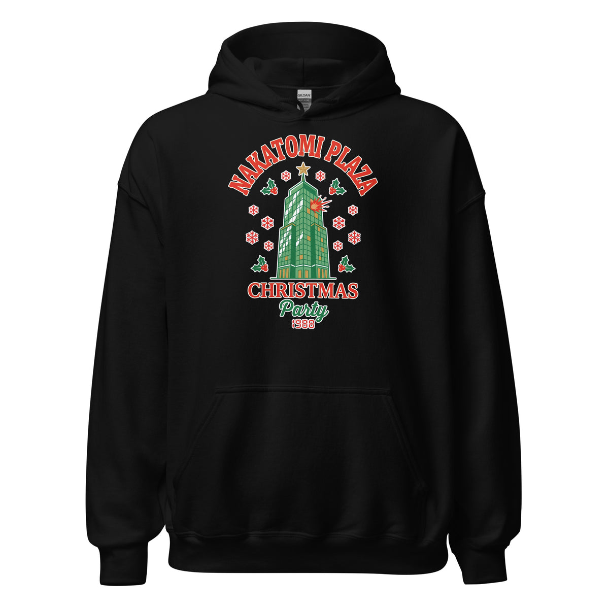 Nakatomi Plaza Christmas Party Hoodie Orbital Clothing
