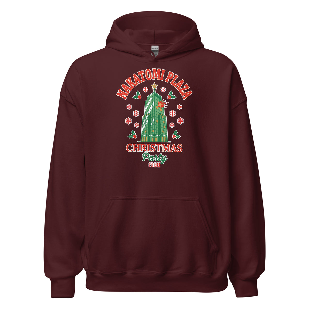 Nakatomi Plaza Christmas Party Hoodie Orbital Clothing