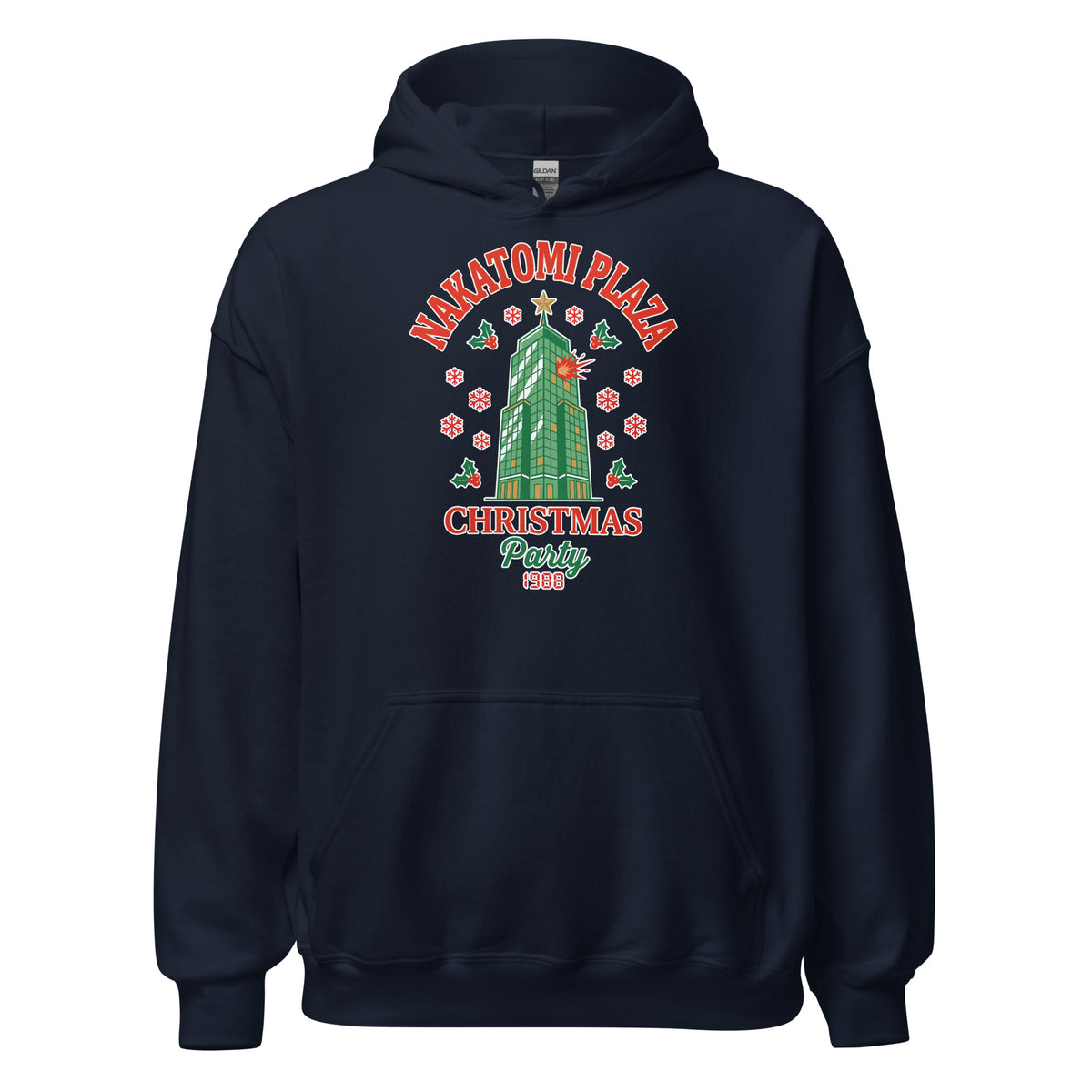 Nakatomi Plaza Christmas Party Hoodie Orbital Clothing