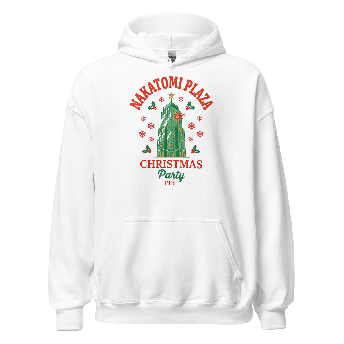 Nakatomi Plaza Christmas Party Hoodie Orbital Clothing