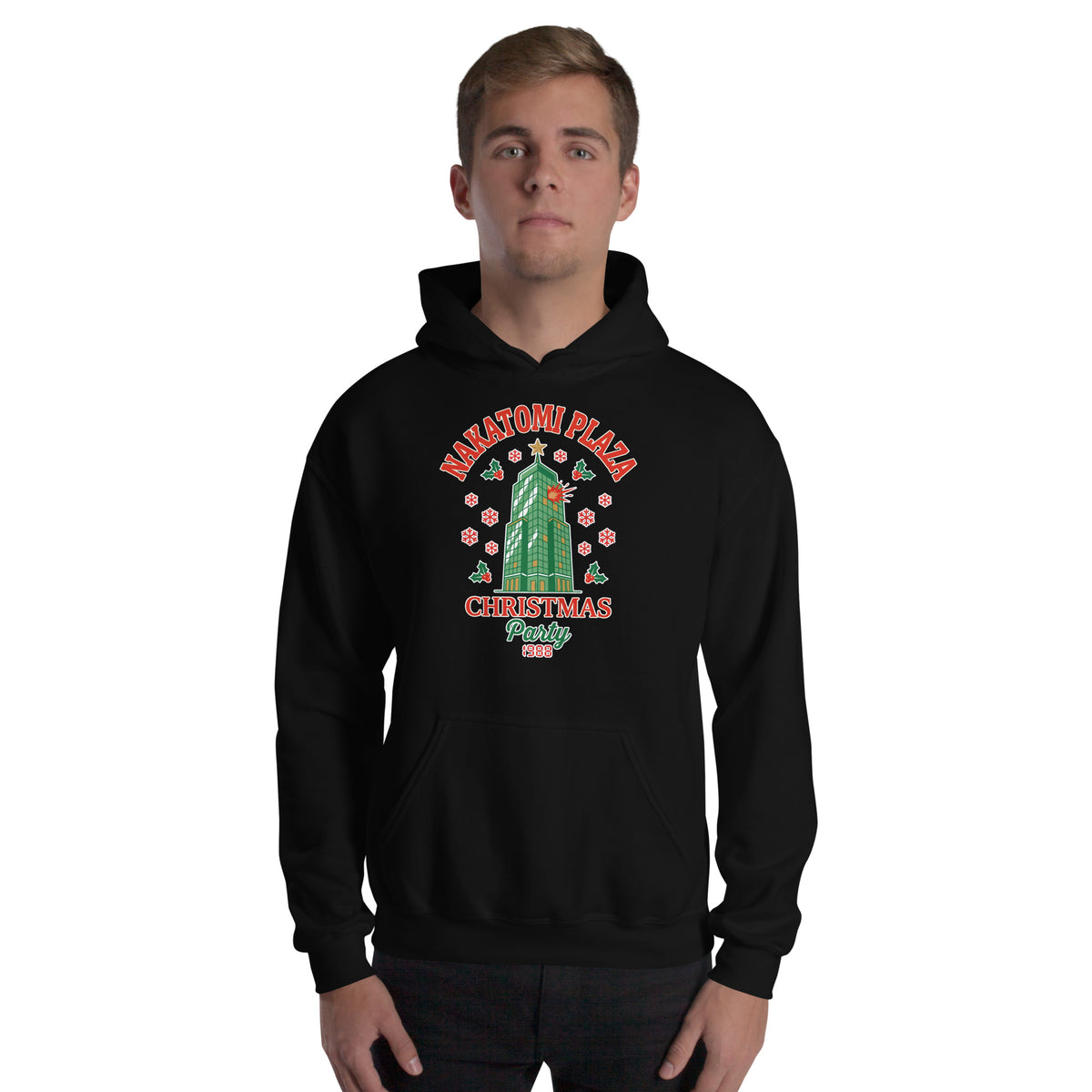 Nakatomi Plaza Christmas Party Hoodie Orbital Clothing