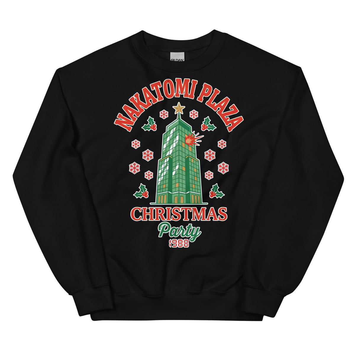 Nakatomi Plaza Christmas Party Sweatshirt Orbital Clothing