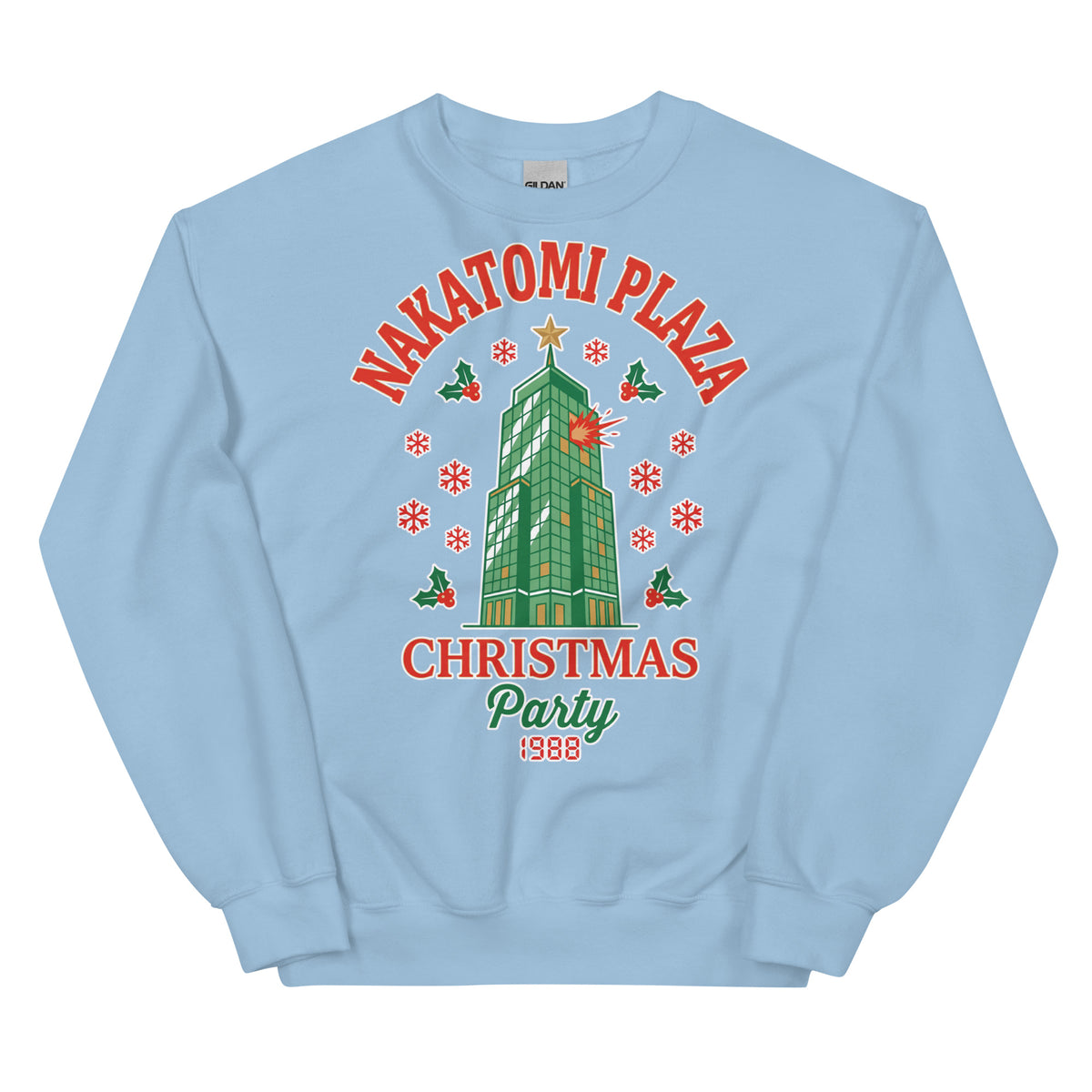 Nakatomi Plaza Christmas Party Sweatshirt Orbital Clothing