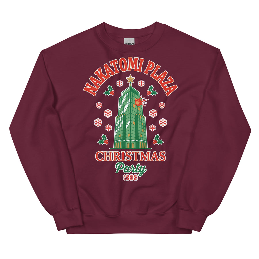 Nakatomi Plaza Christmas Party Sweatshirt Orbital Clothing