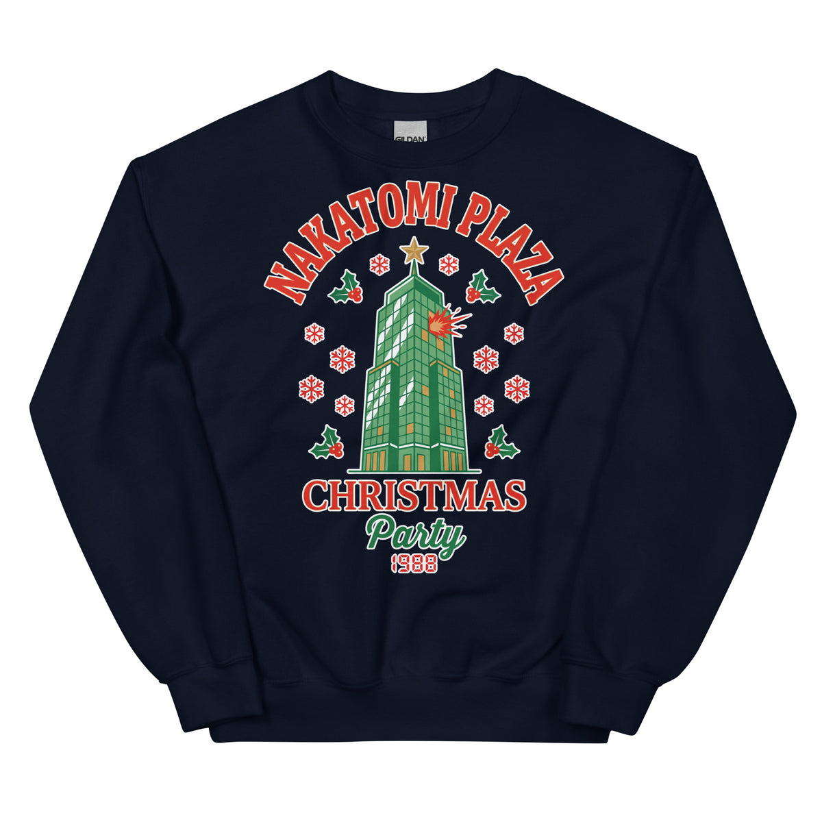 Nakatomi Plaza Christmas Party Sweatshirt Orbital Clothing