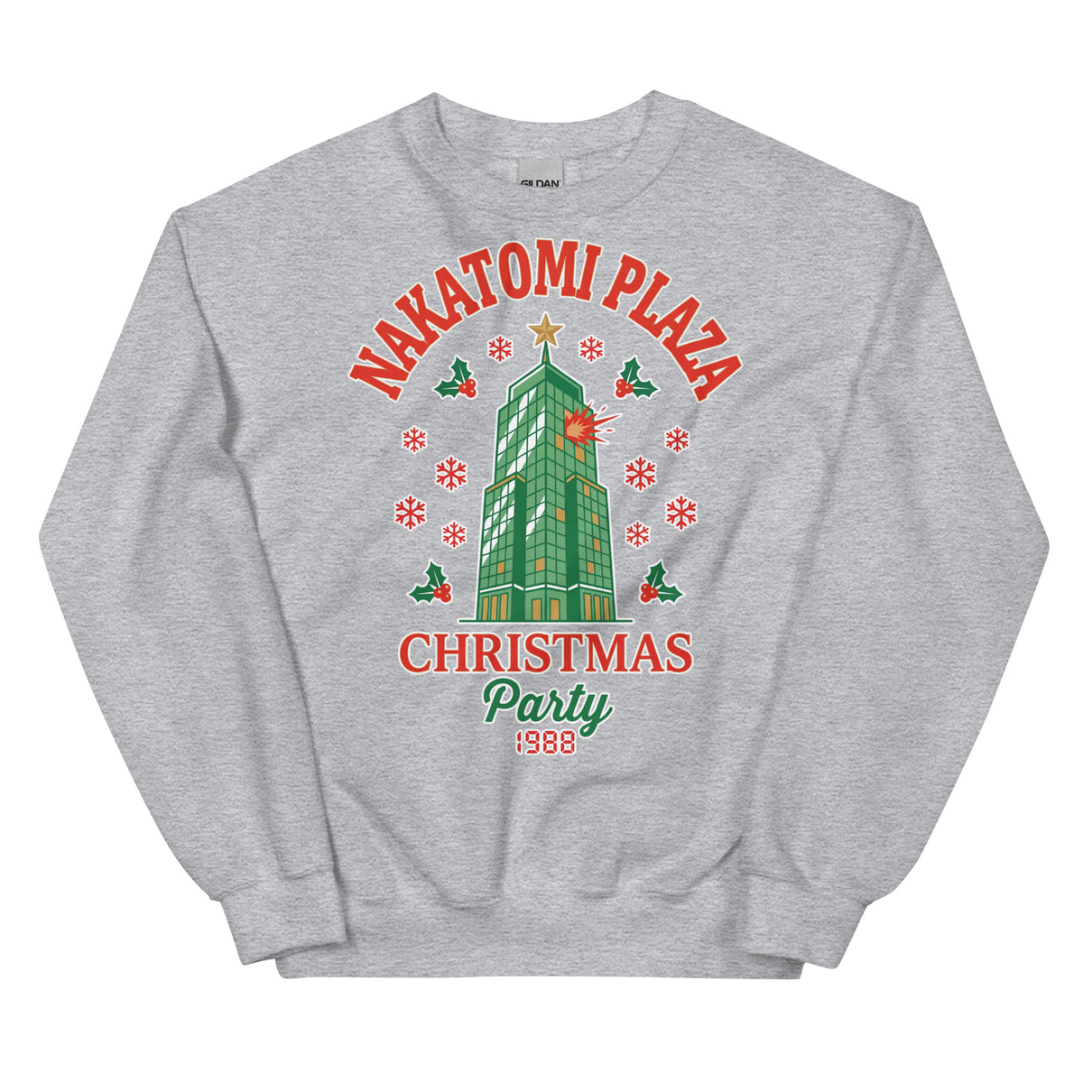 Nakatomi Plaza Christmas Party Sweatshirt Orbital Clothing
