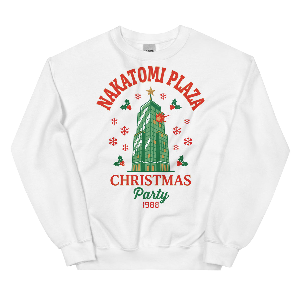 Nakatomi Plaza Christmas Party Sweatshirt Orbital Clothing