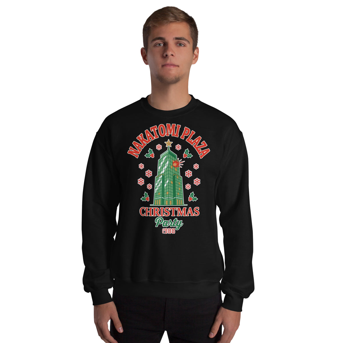Nakatomi Plaza Christmas Party Sweatshirt Orbital Clothing