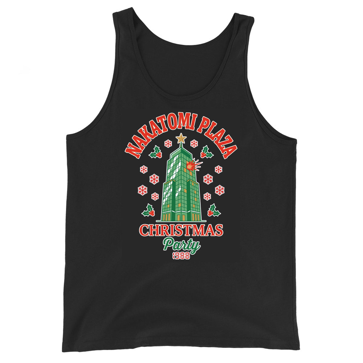 Nakatomi Plaza Christmas Party Tank Top Orbital Clothing