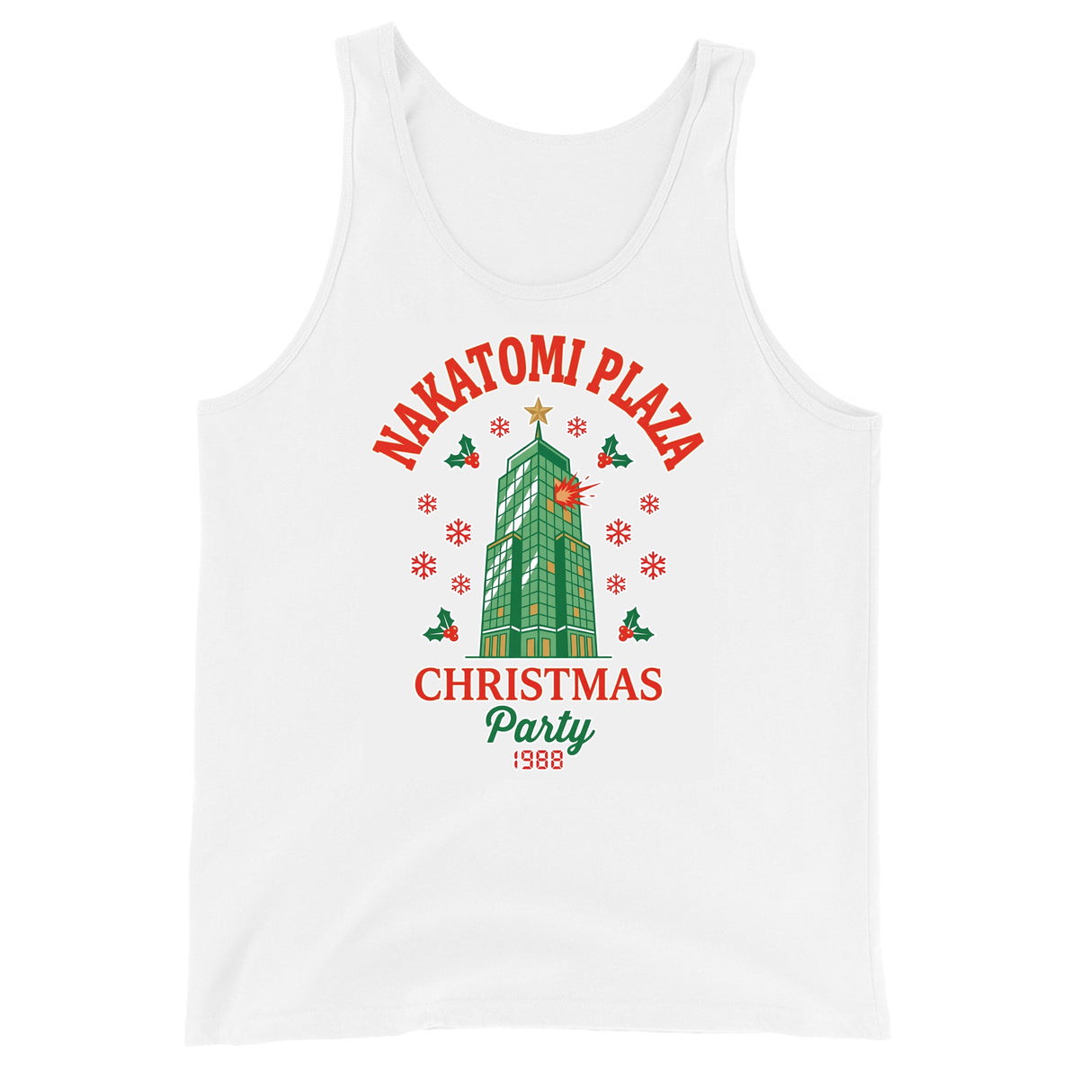 Nakatomi Plaza Christmas Party Tank Top Orbital Clothing