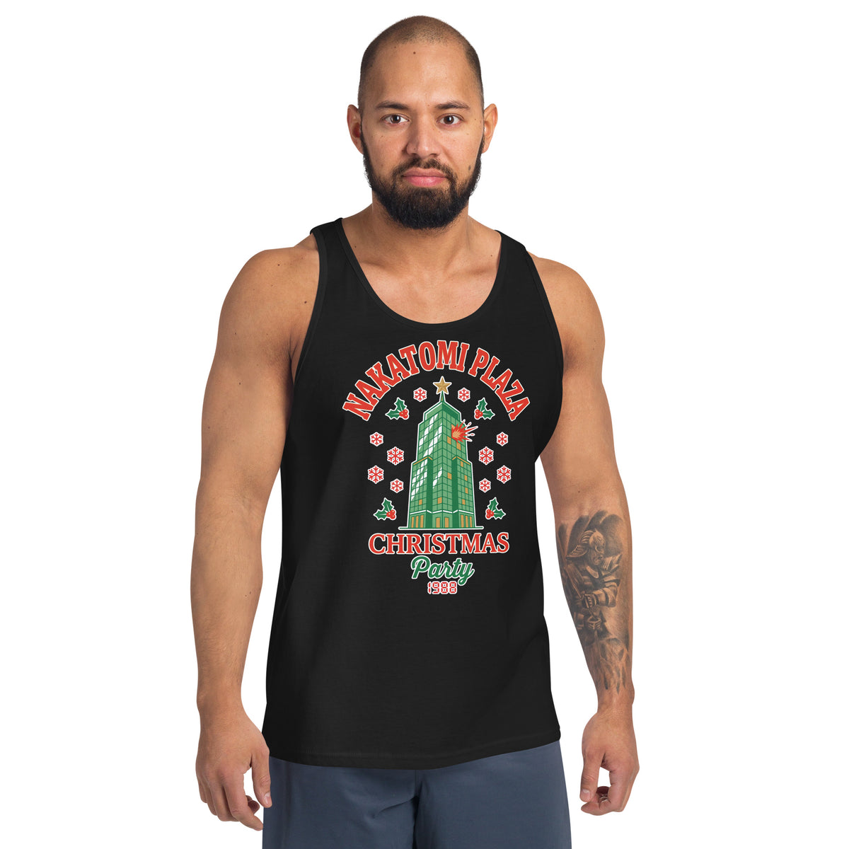 Nakatomi Plaza Christmas Party Tank Top Orbital Clothing