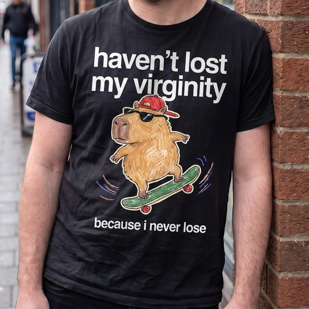 Haven't Lost My Virginity (Because I Never Lose) T-Shirt Orbital Clothing