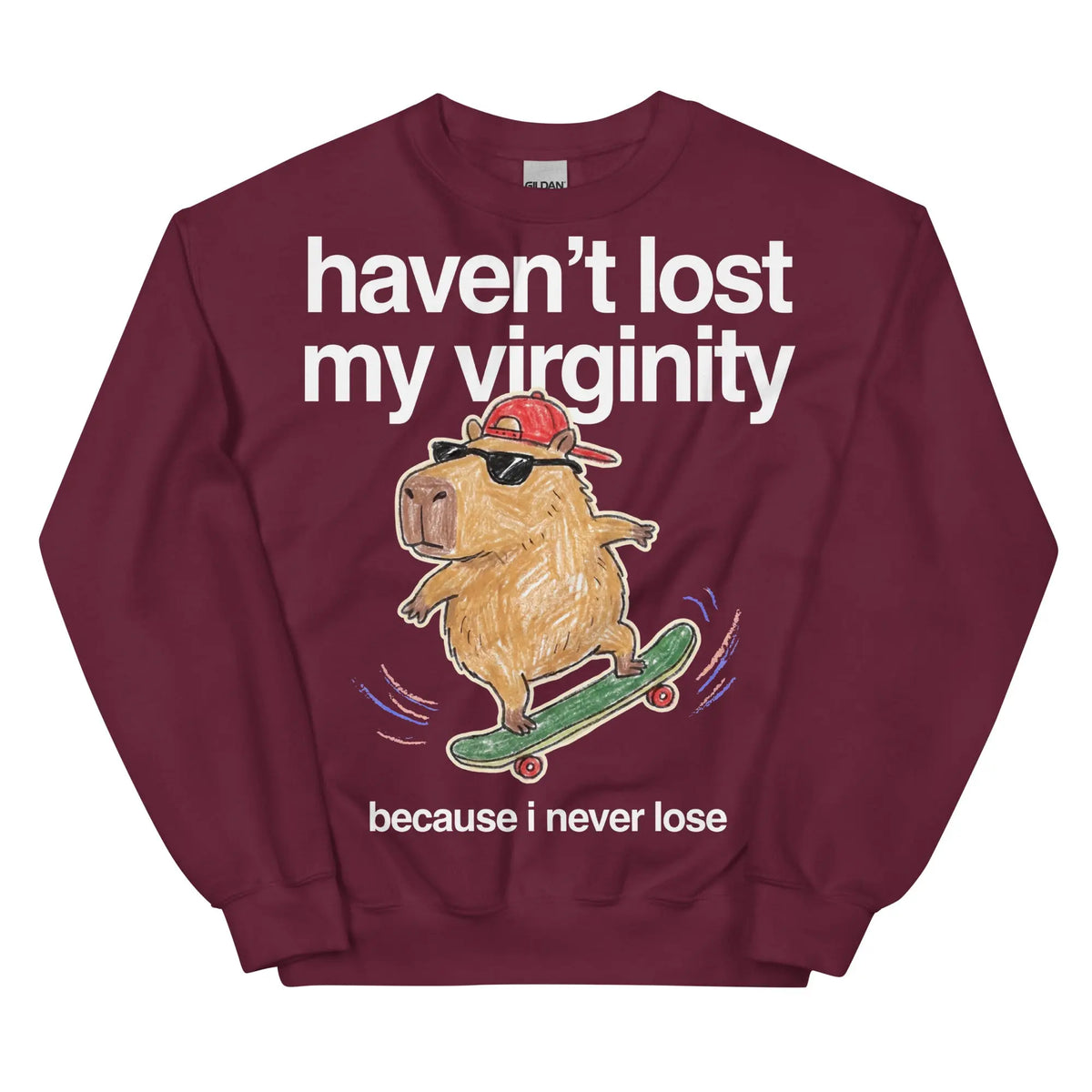 Haven't Lost My Virginity (Because I Never Lose) Sweatshirt Orbital Clothing