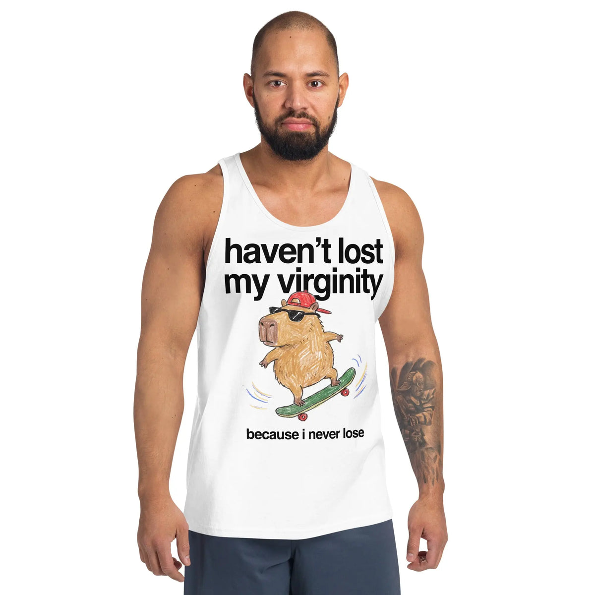 Haven't Lost My Virginity (Because I Never Lose) Tank Top Orbital Clothing