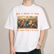 Not a phone in sight just people living in the moment T-Shirt
