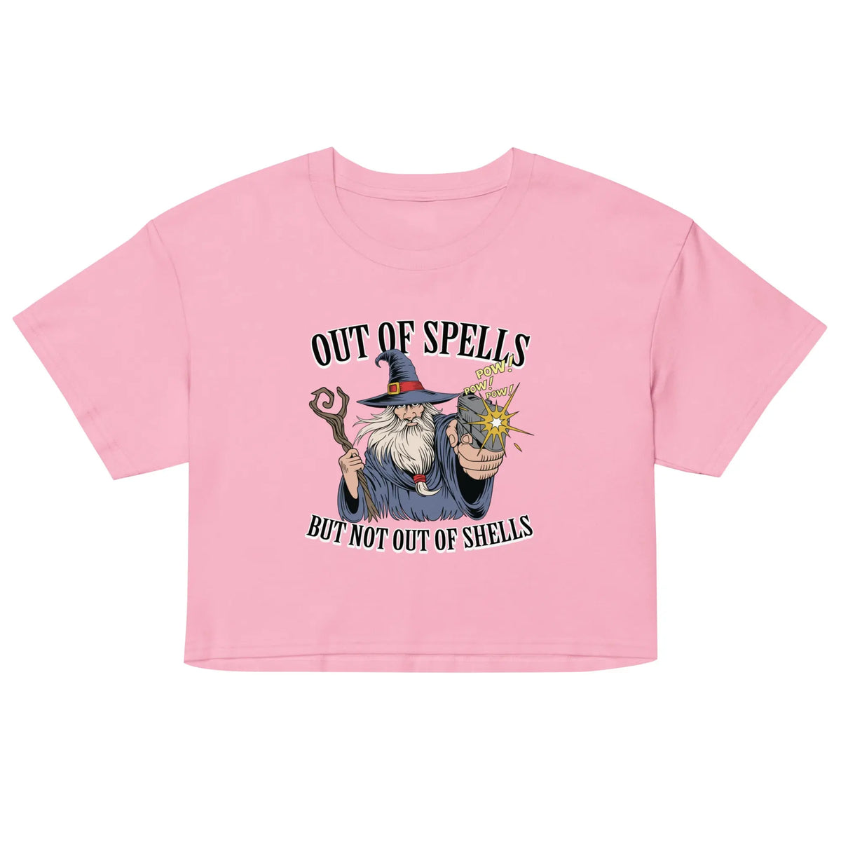 Out of Spells but Not Out of Shells Women’s crop top Orbital Clothing