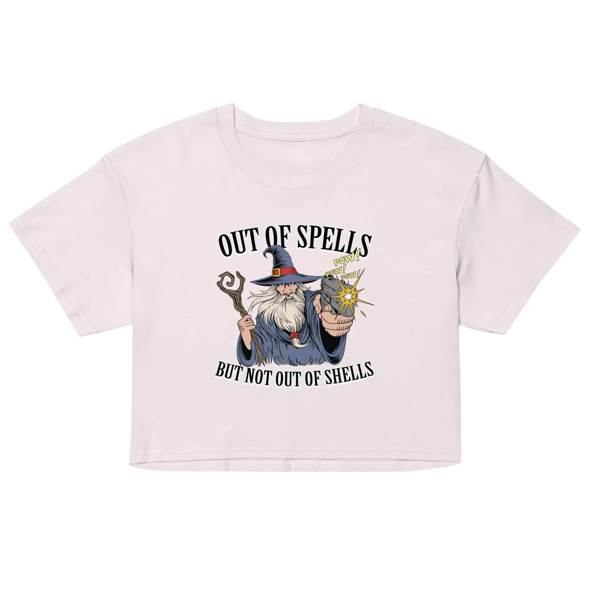 Out of Spells but Not Out of Shells Women’s crop top Orbital Clothing