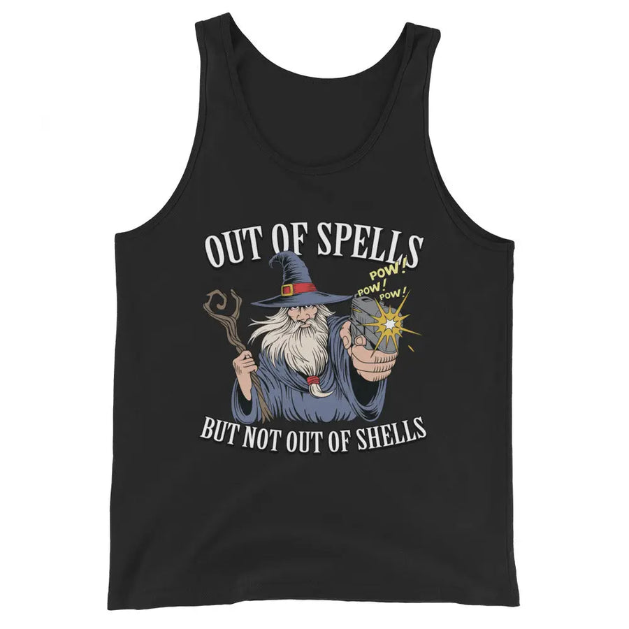 Out of Spells but Not Out of Shells Tank Top Orbital Clothing