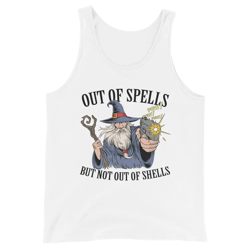 Out of Spells but Not Out of Shells Tank Top Orbital Clothing
