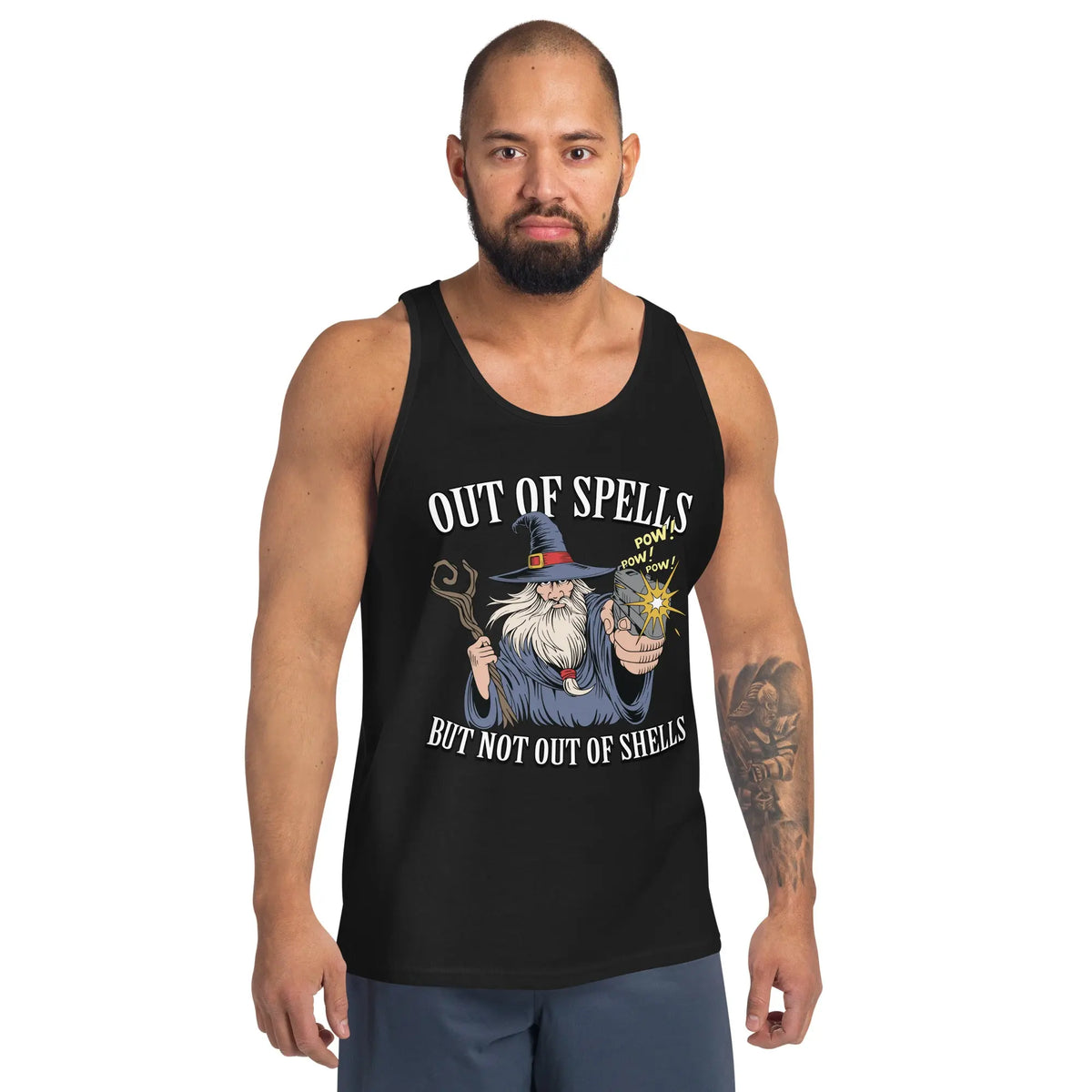 Out of Spells but Not Out of Shells Tank Top Orbital Clothing