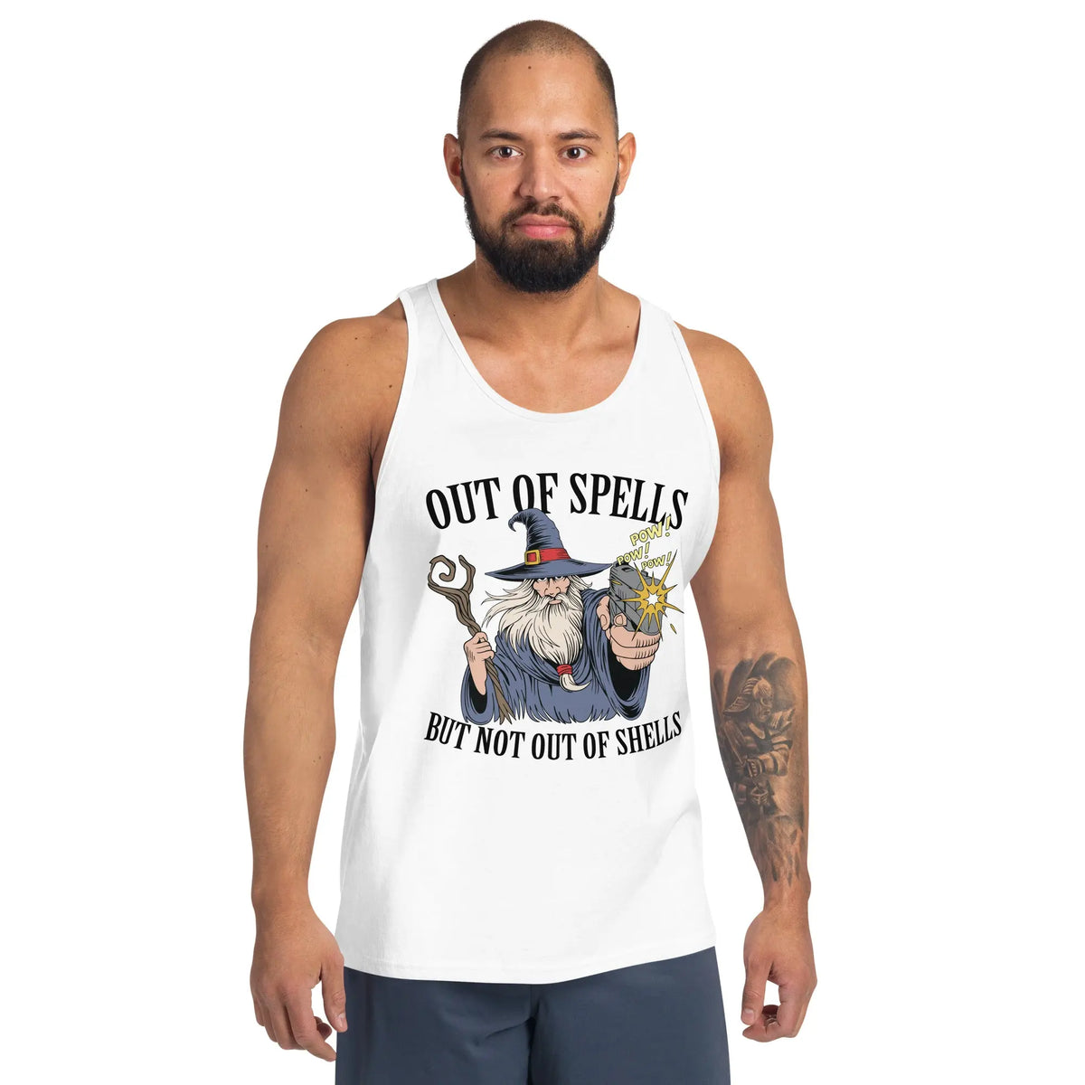 Out of Spells but Not Out of Shells Tank Top Orbital Clothing