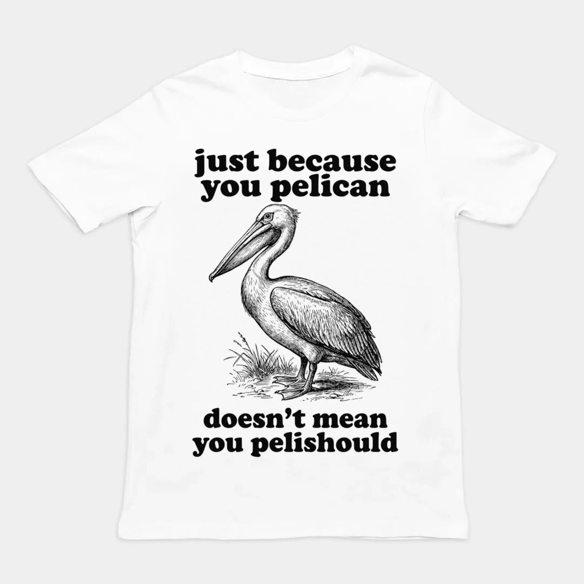 Just Because You Pelican Doesn't Mean You Pelishould T-Shirt Orbital Clothing