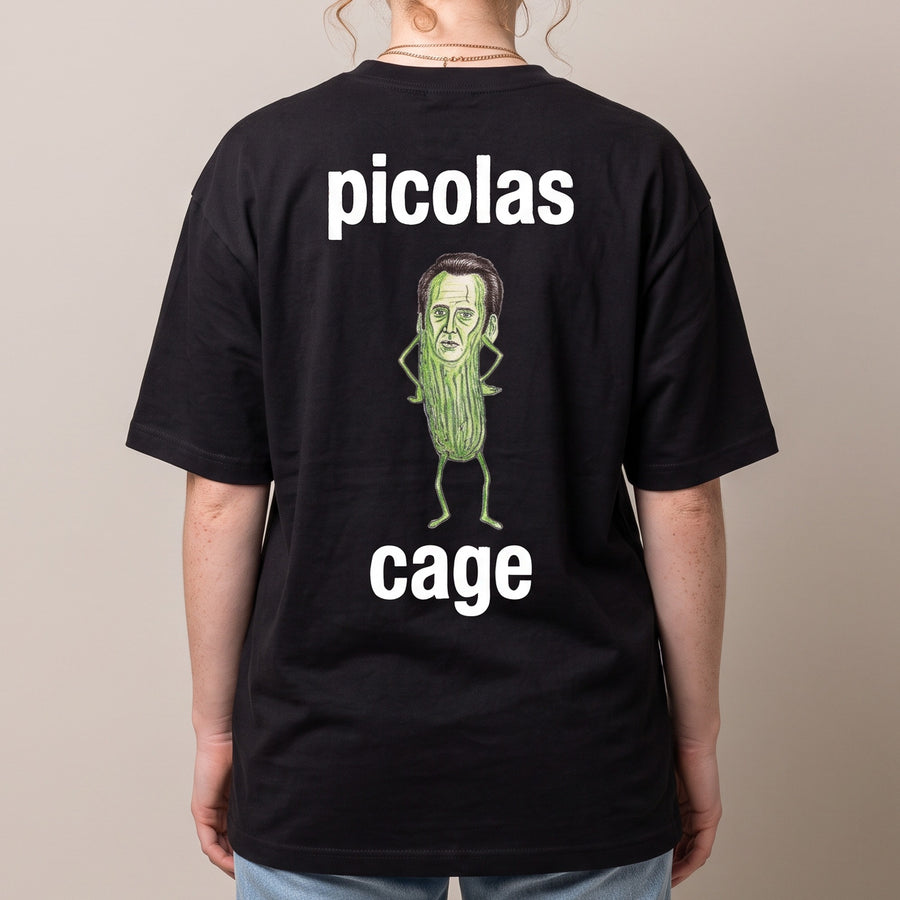 Picolas Cage T-Shirt (backprint) - Orbital Clothing
