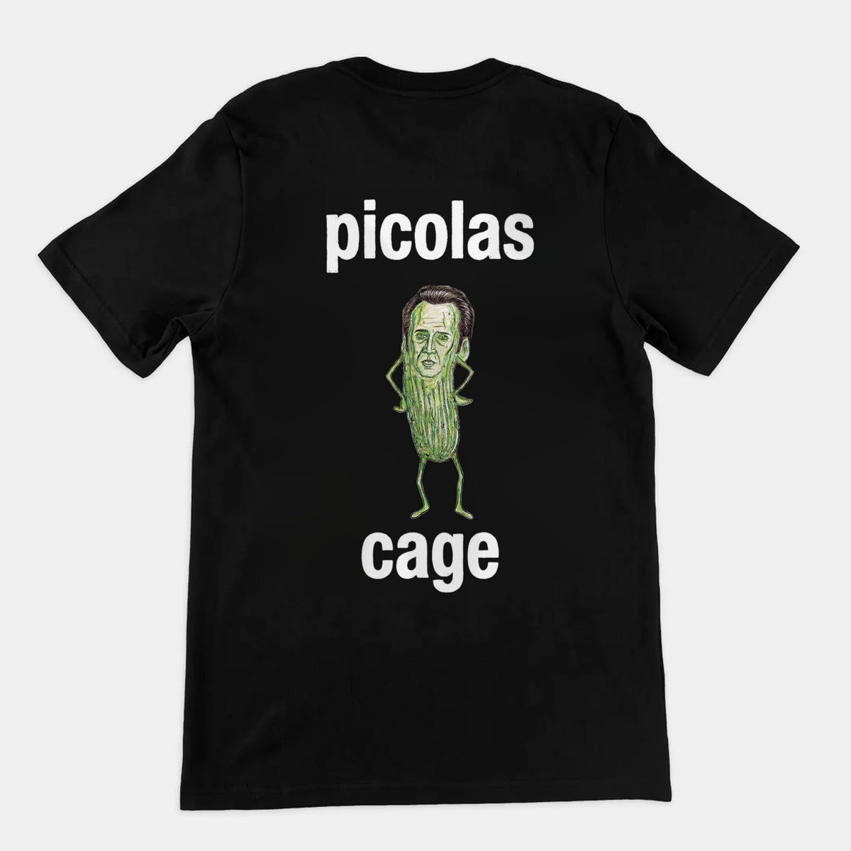 Picolas Cage T-Shirt (backprint) Orbital Clothing