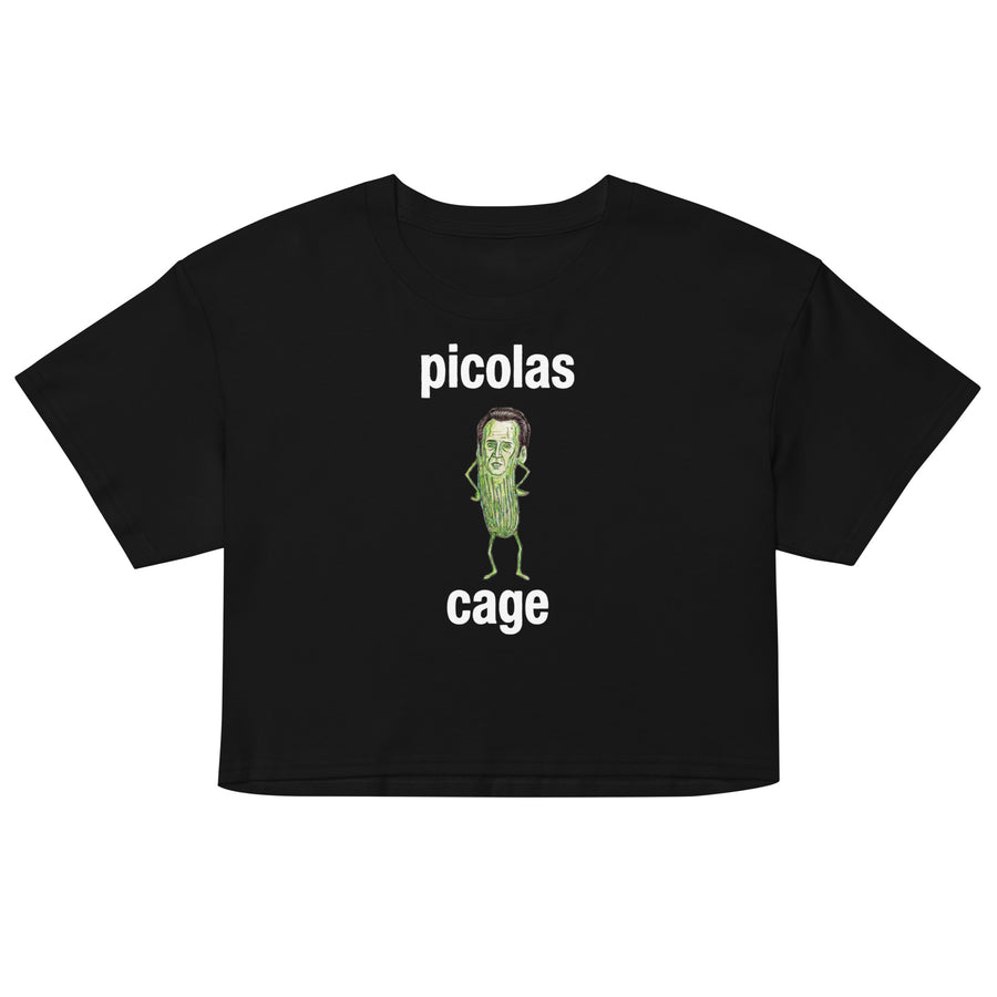 Picolas Cage Women’s crop top Orbital Clothing