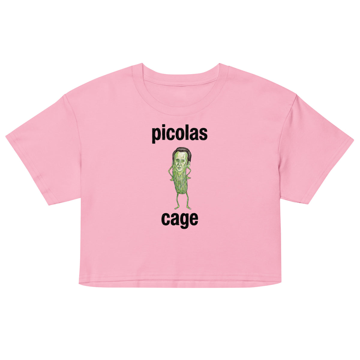 Picolas Cage Women’s crop top Orbital Clothing