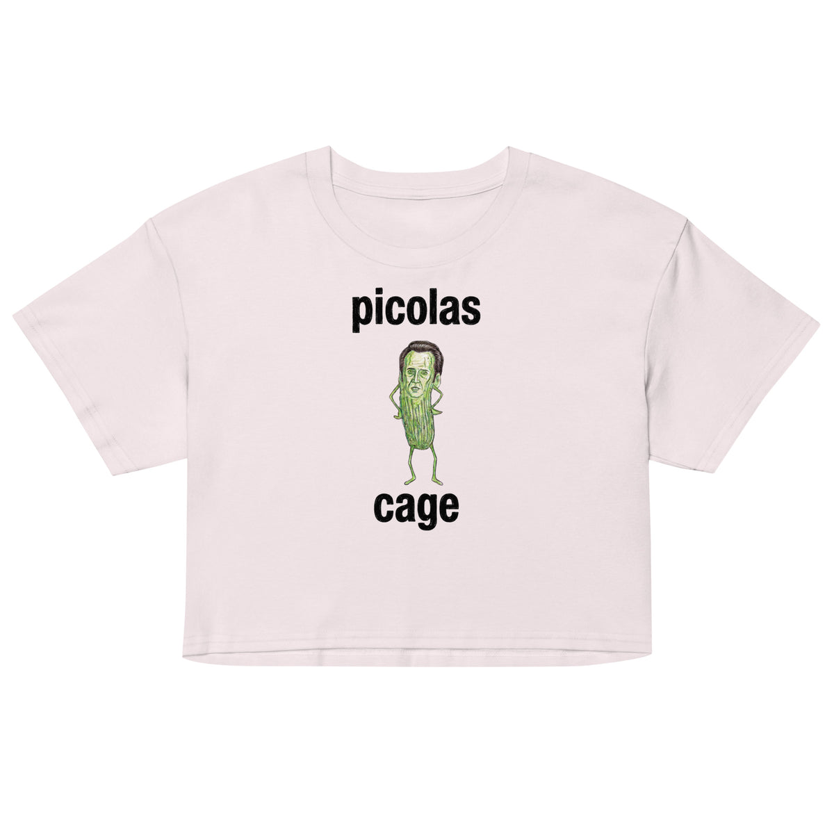 Picolas Cage Women’s crop top Orbital Clothing