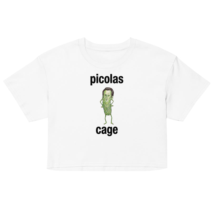 Picolas Cage Women’s crop top Orbital Clothing