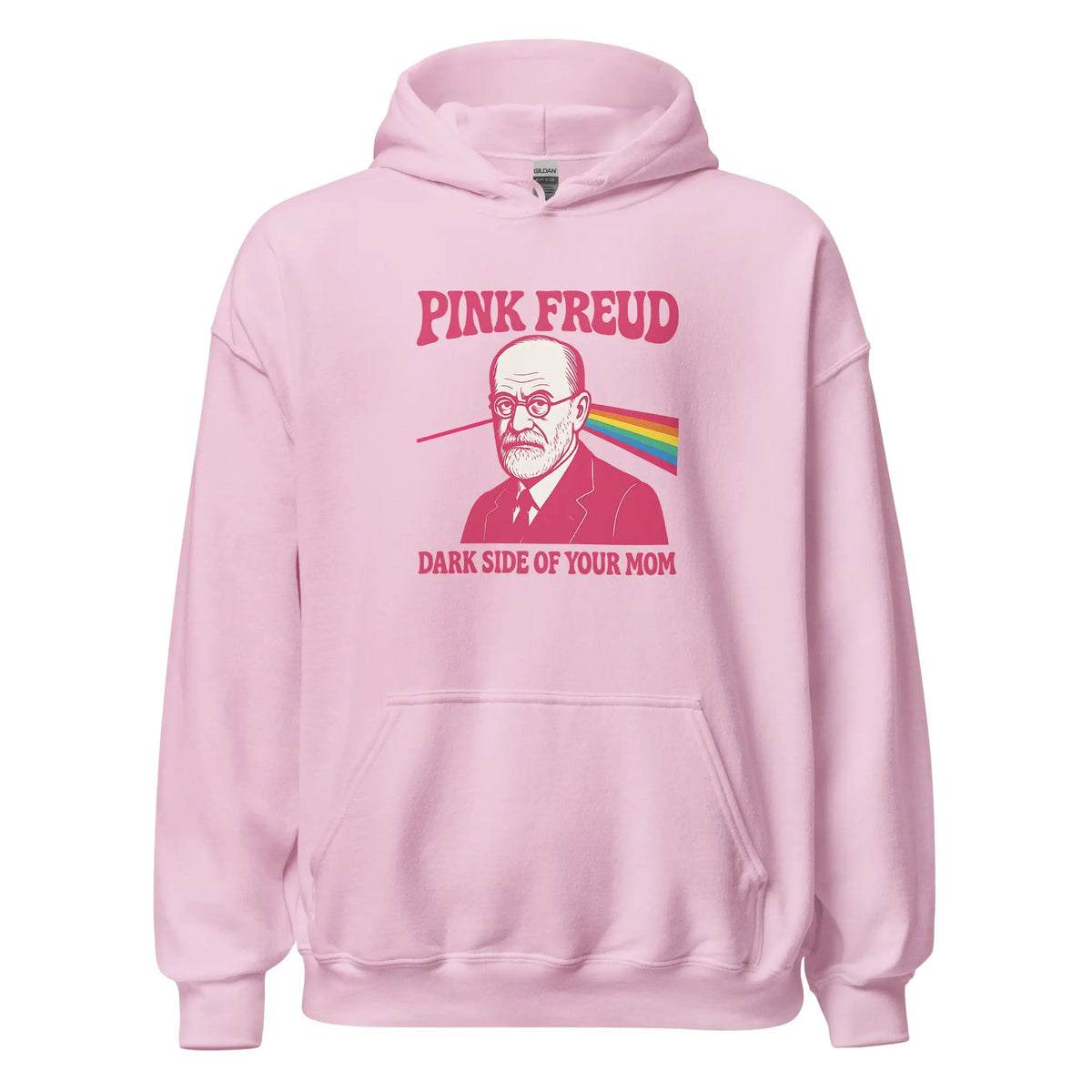 Pink Freud Dark Side of your Mom Hoodie Orbital Clothing