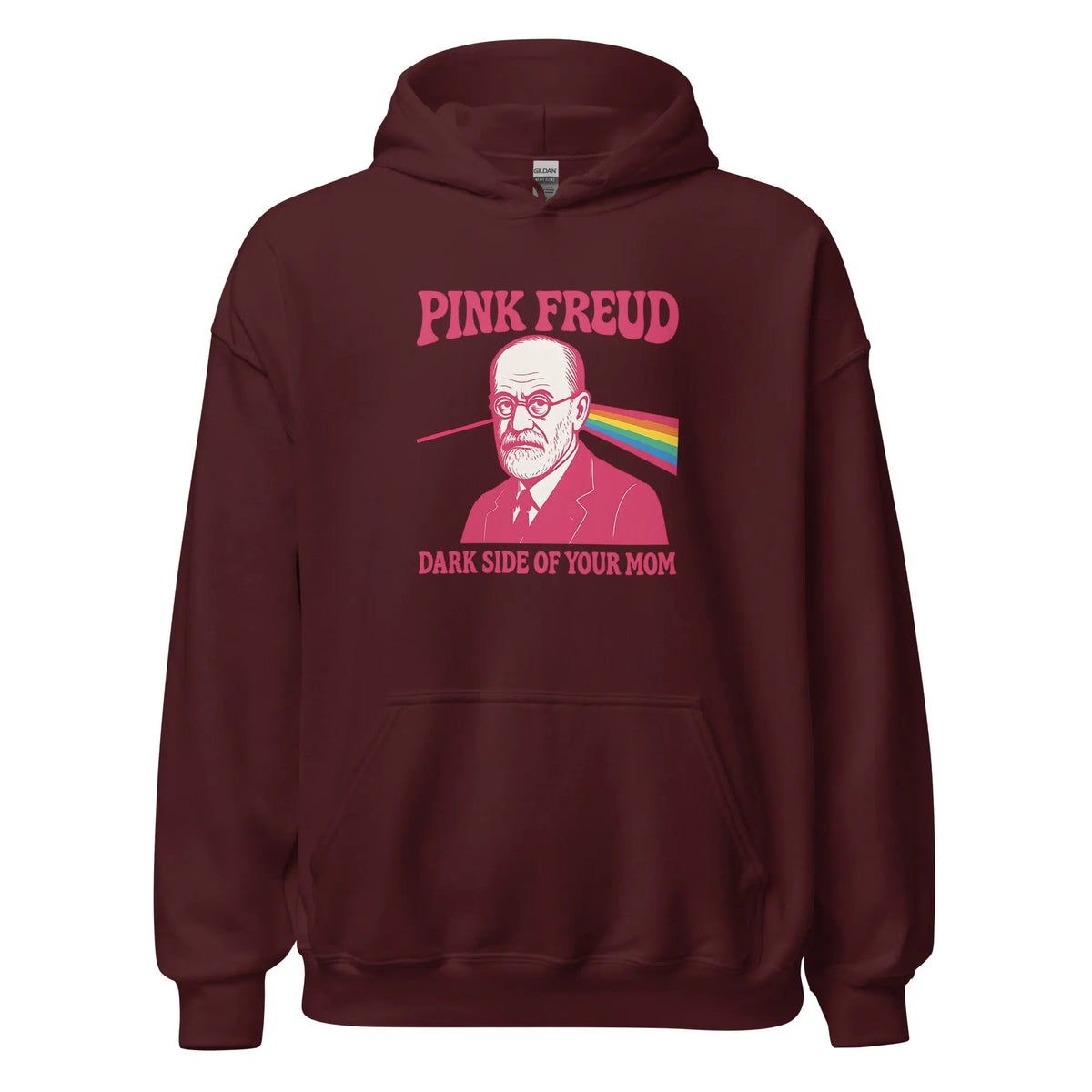 Pink Freud Dark Side of your Mom Hoodie Orbital Clothing