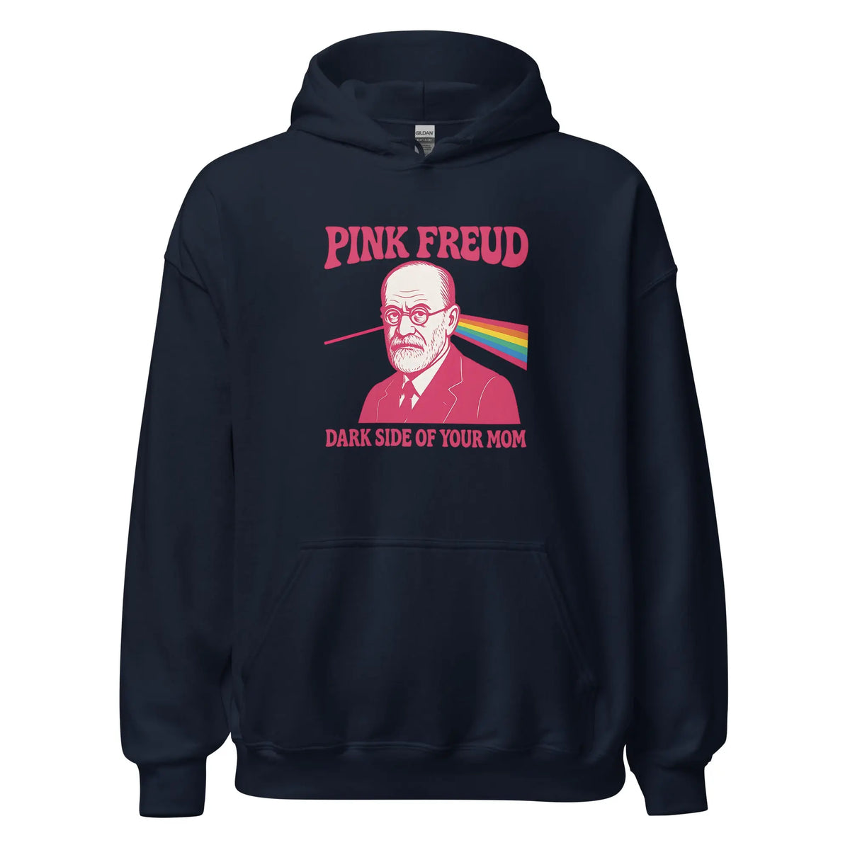 Pink Freud Dark Side of your Mom Hoodie Orbital Clothing