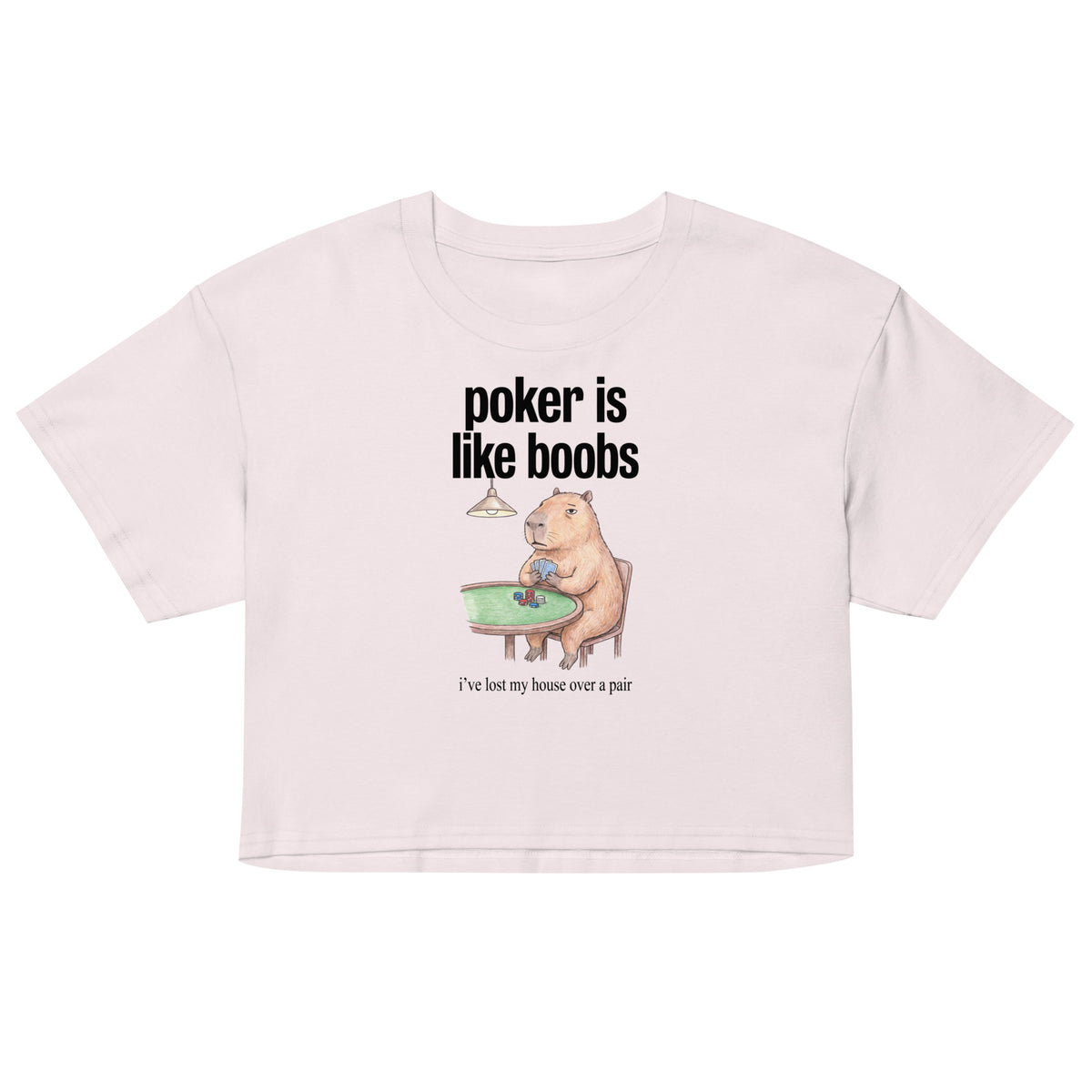 Poker Is Like Boobs Women’s crop top Orbital Clothing