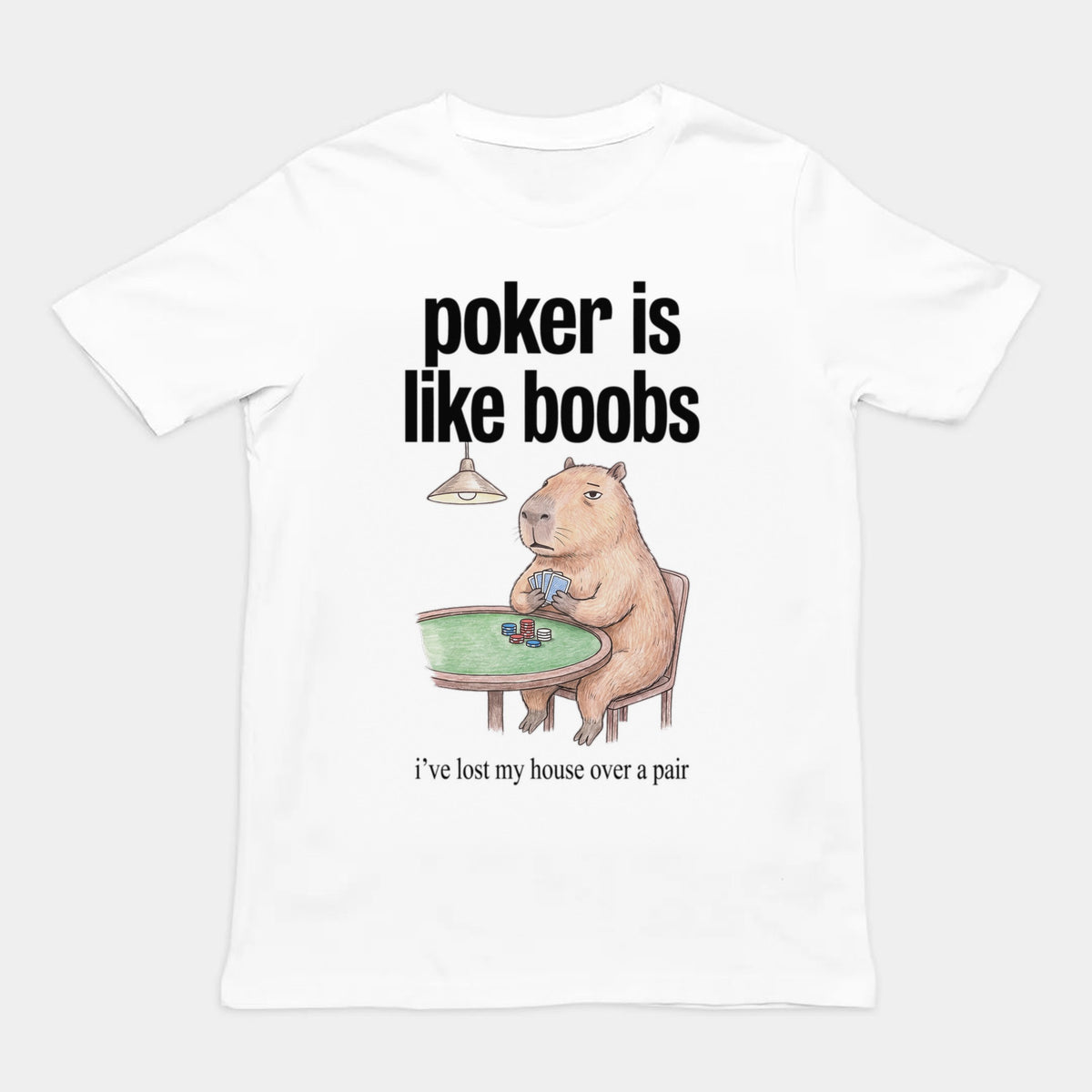 Poker Is Like Boobs T-Shirt Orbital Clothing