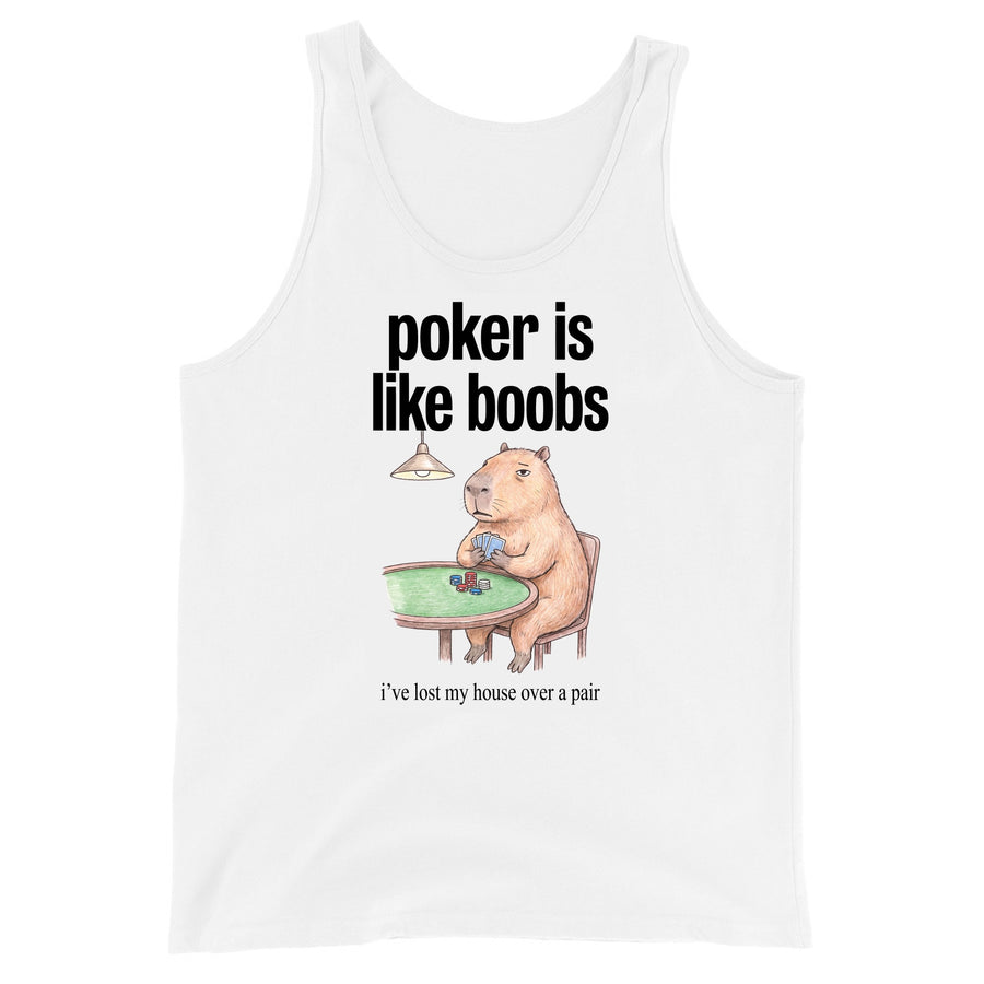 Poker Is Like Boobs Tank Top Orbital Clothing