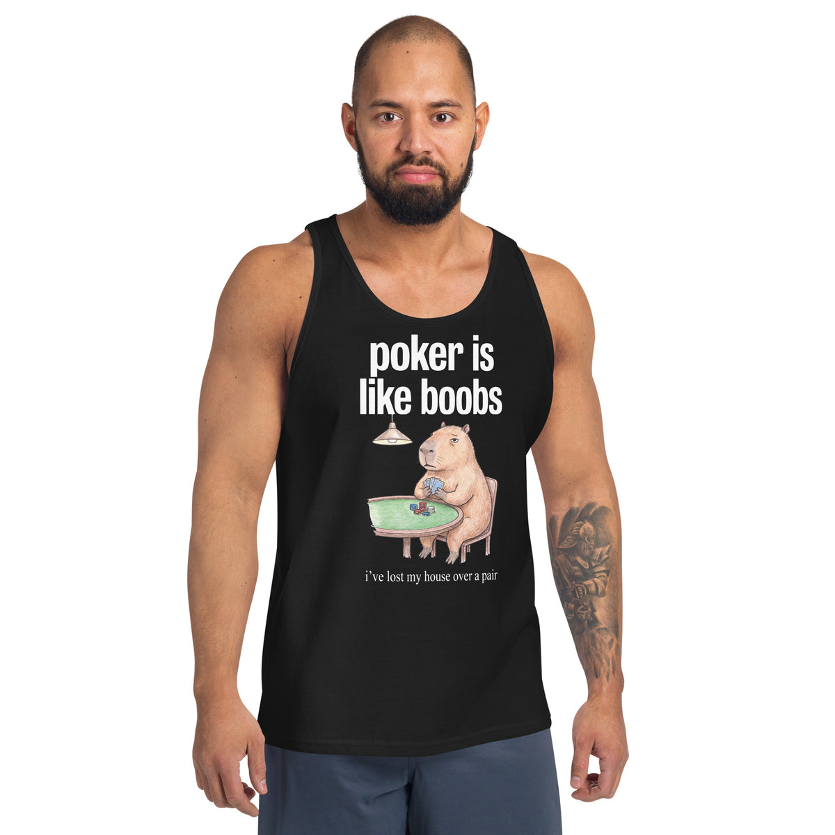 Poker Is Like Boobs Tank Top Orbital Clothing