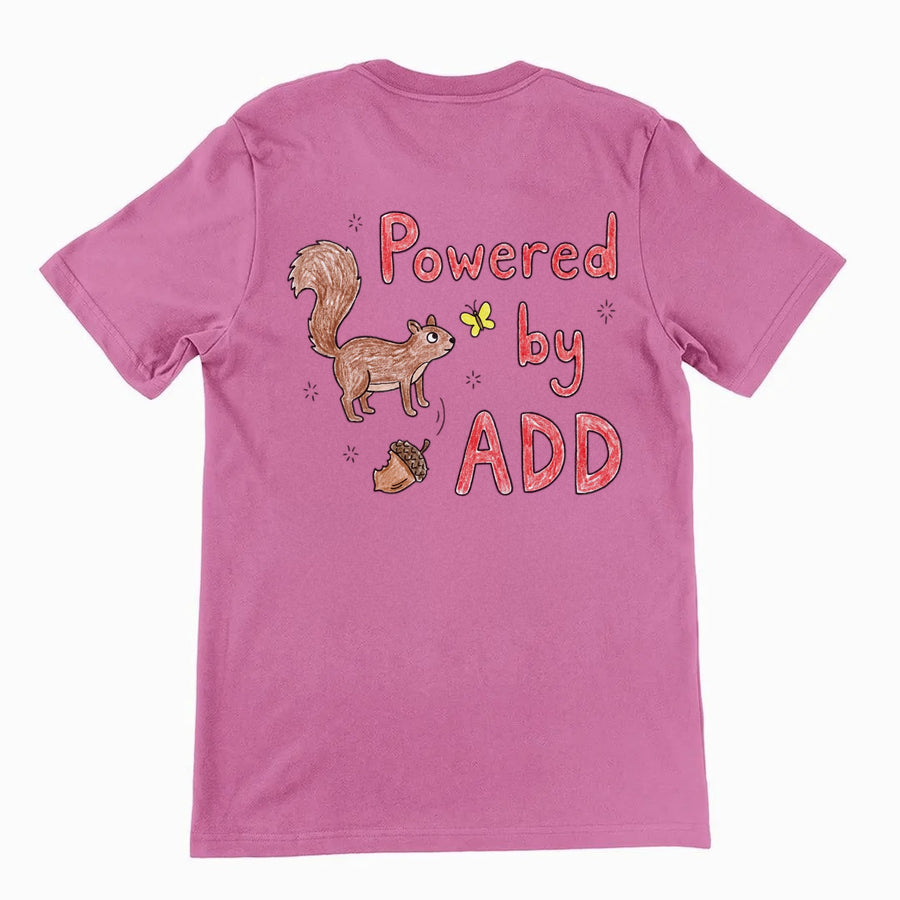 Powered By ADD T-Shirt (backprint) Orbital Clothing