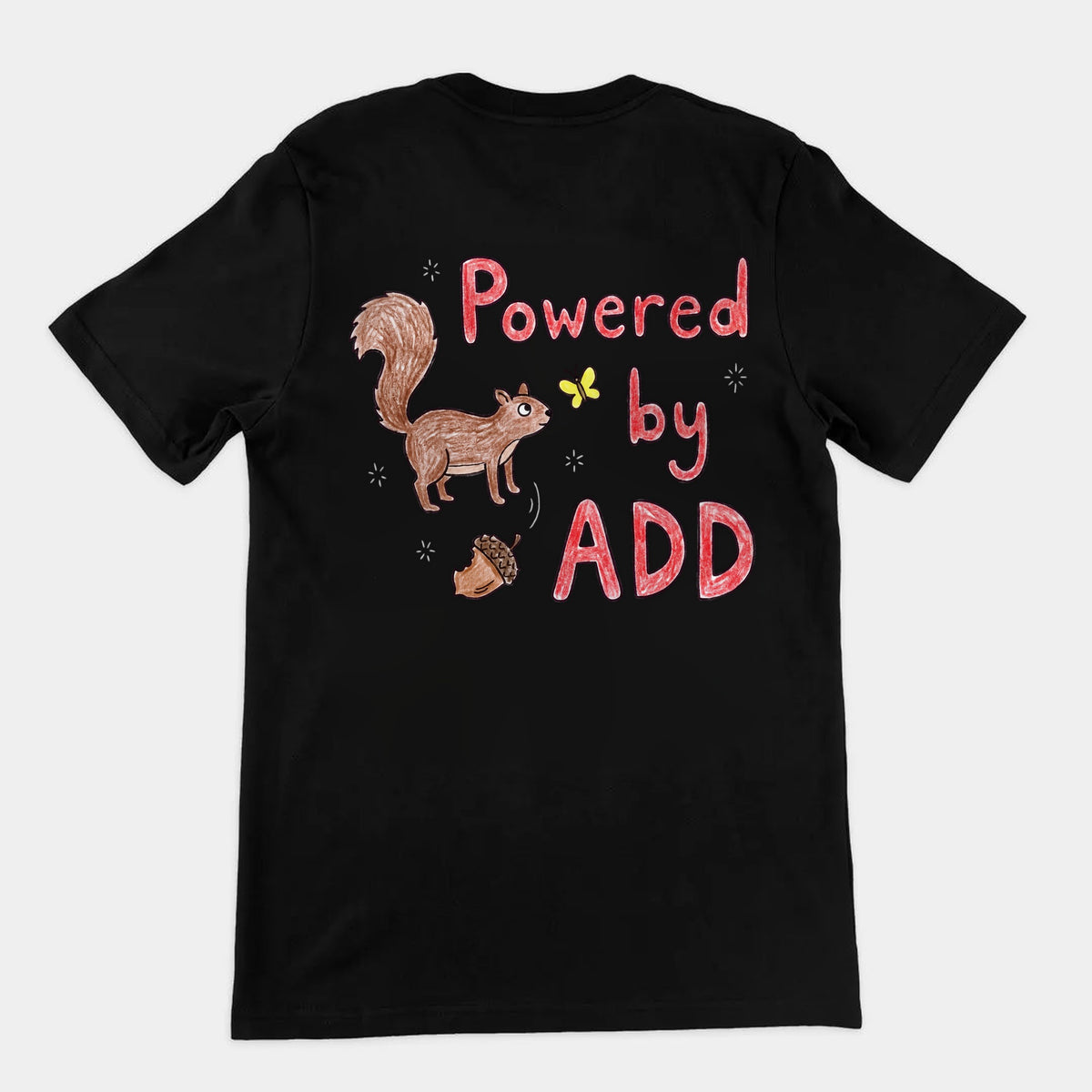 Powered By ADD T-Shirt (backprint) Orbital Clothing