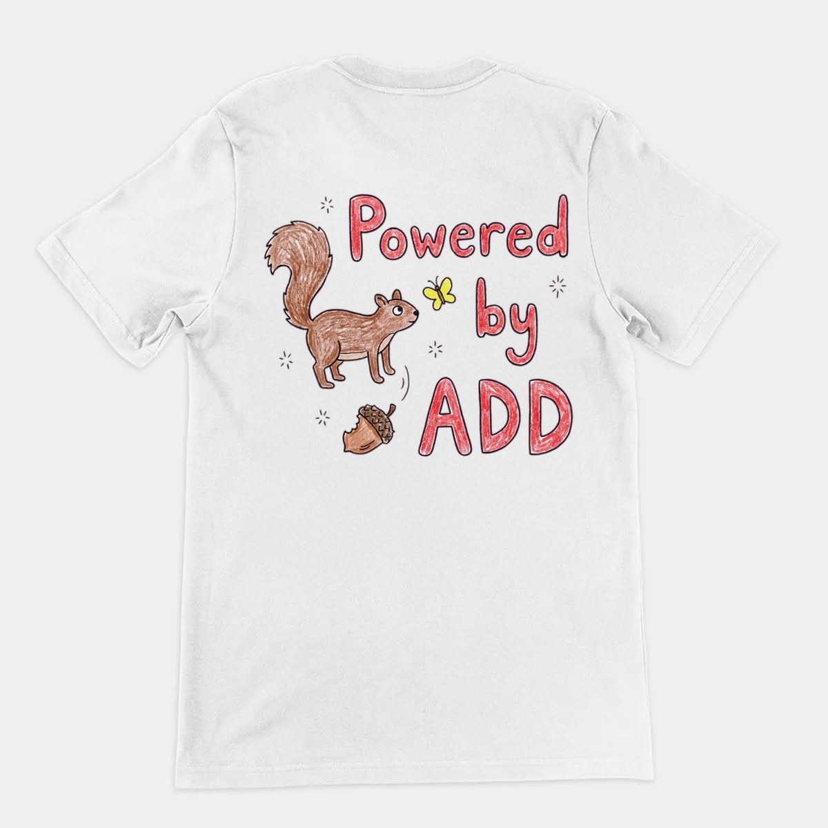 Powered By ADD T-Shirt (backprint) Orbital Clothing