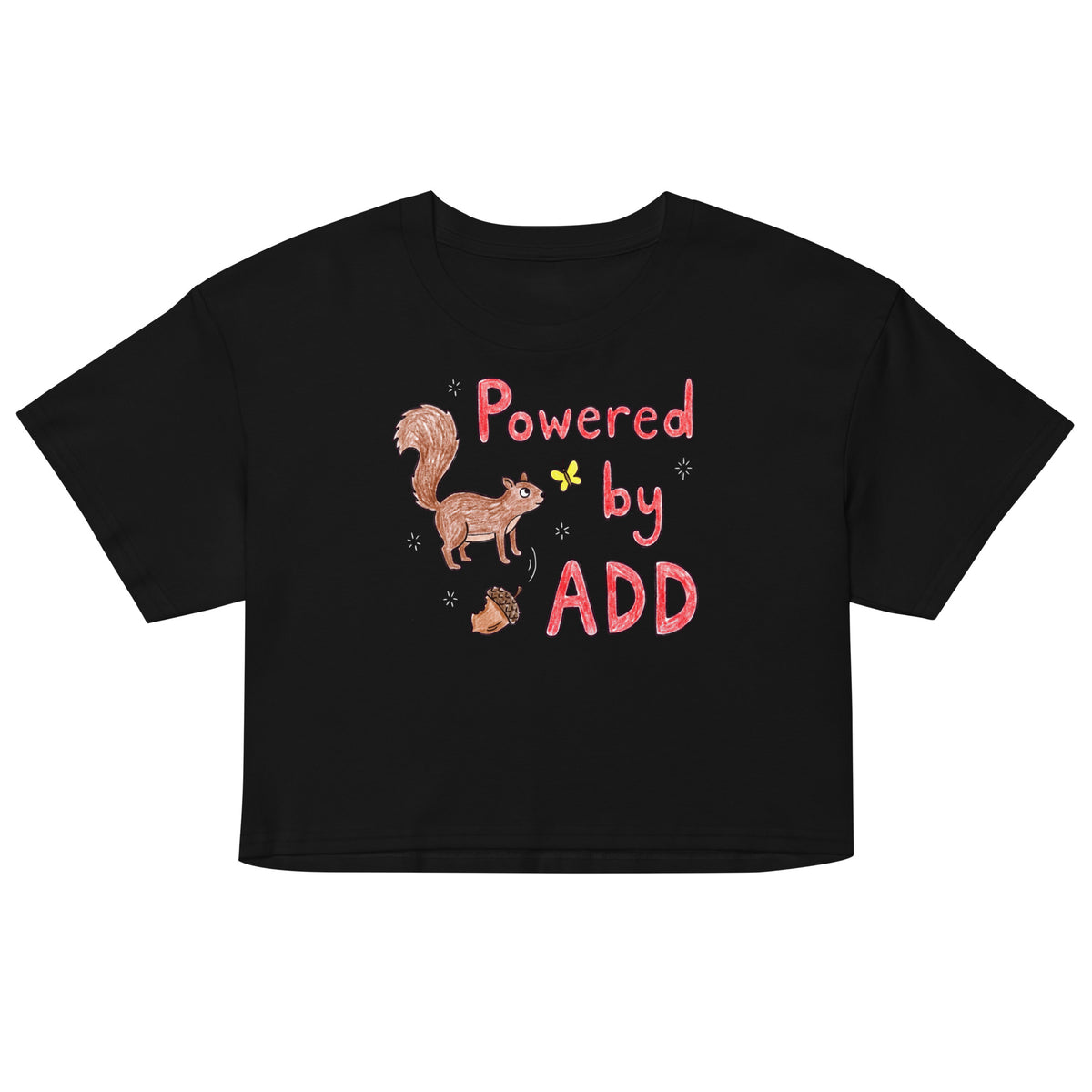Powered By ADD Women’s crop top Orbital Clothing