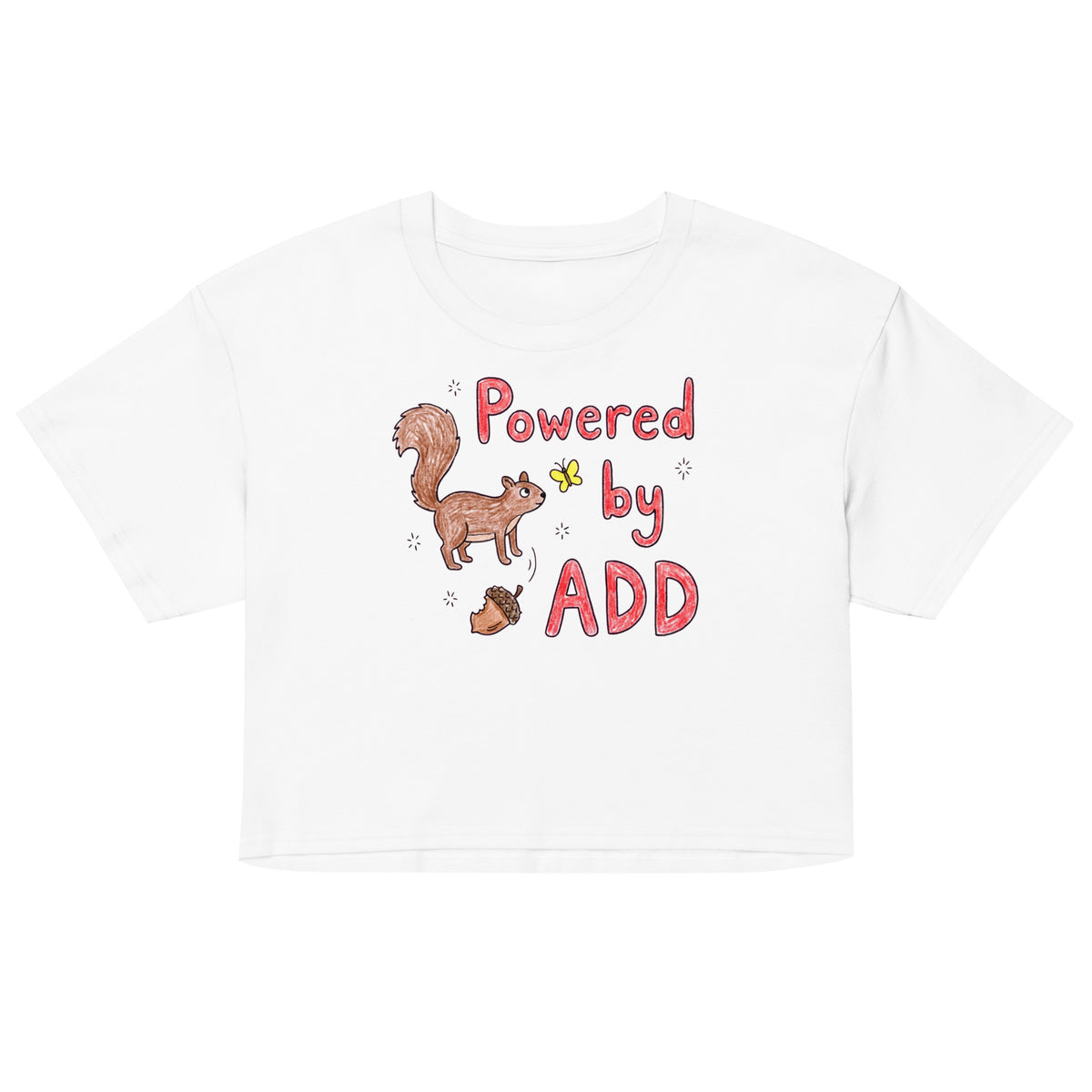 Powered By ADD Women’s crop top Orbital Clothing