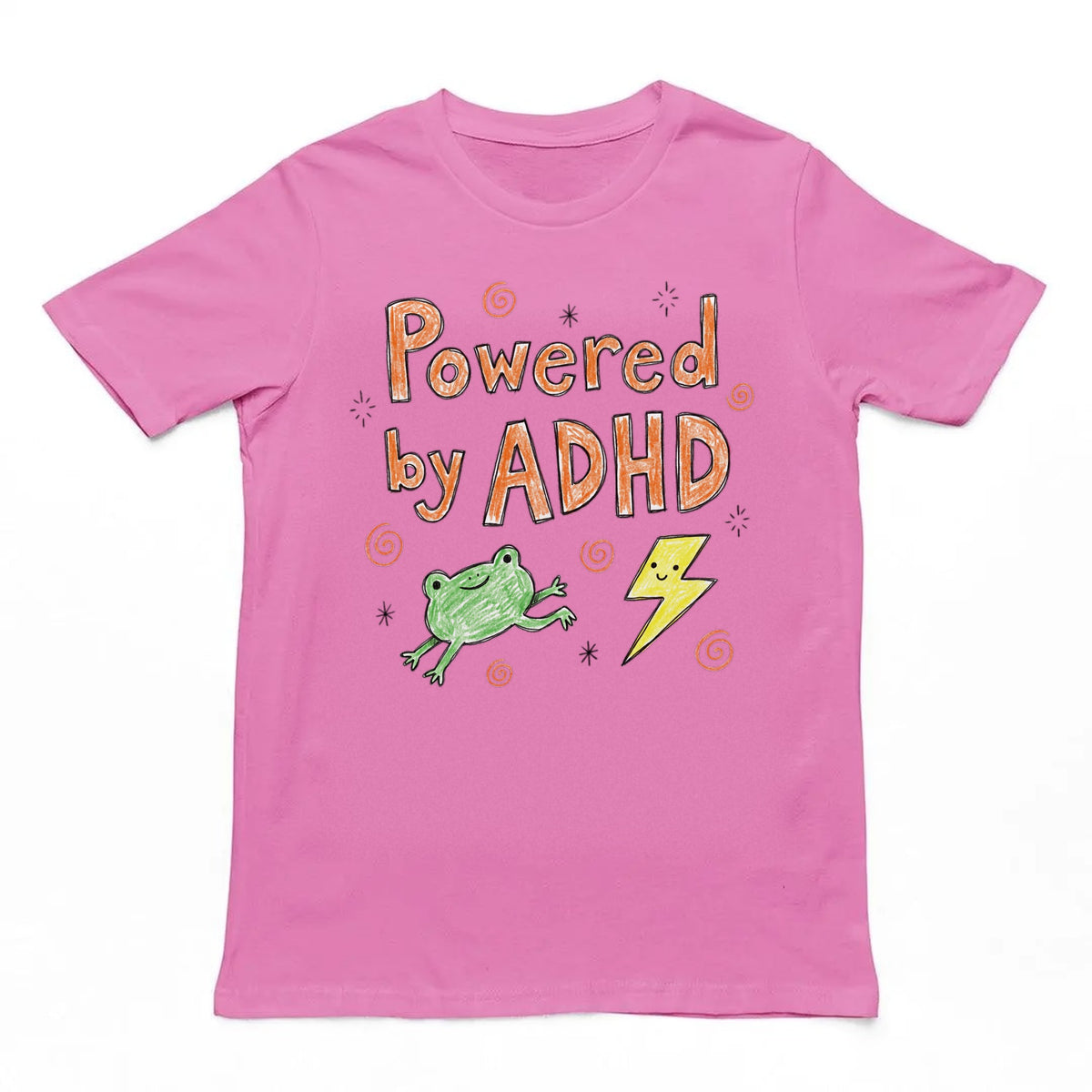 Powered By ADHD T-Shirt Orbital Clothing