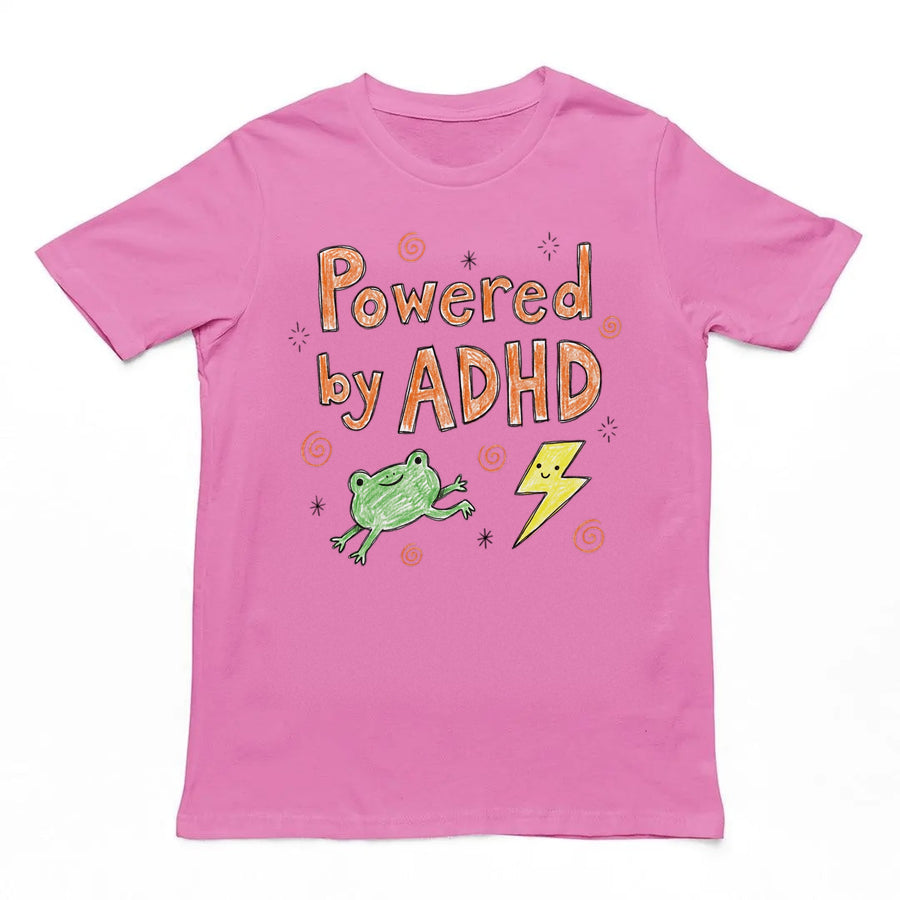Powered By ADHD T-Shirt Orbital Clothing