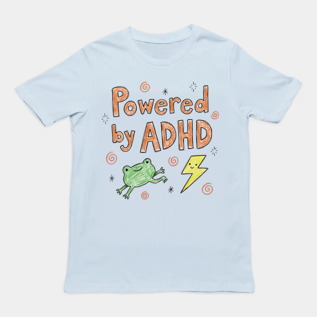 Powered By ADHD T-Shirt Orbital Clothing