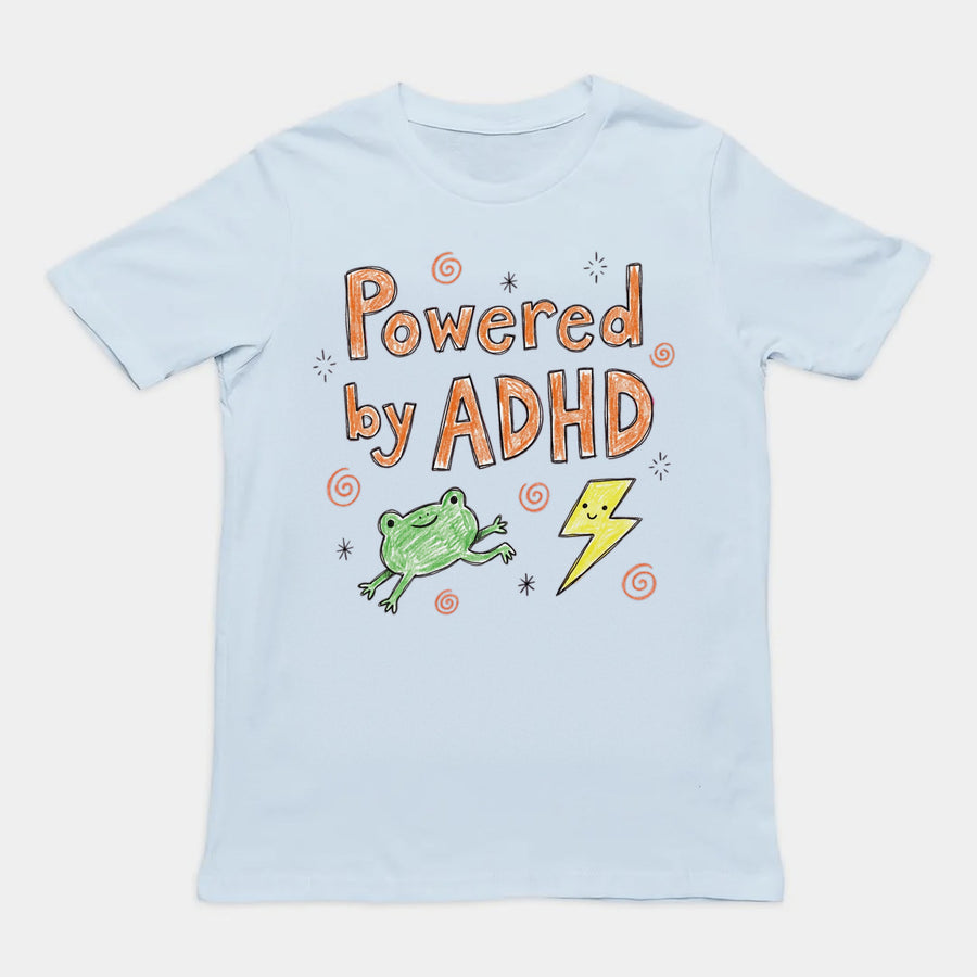 Powered By ADHD T-Shirt Orbital Clothing
