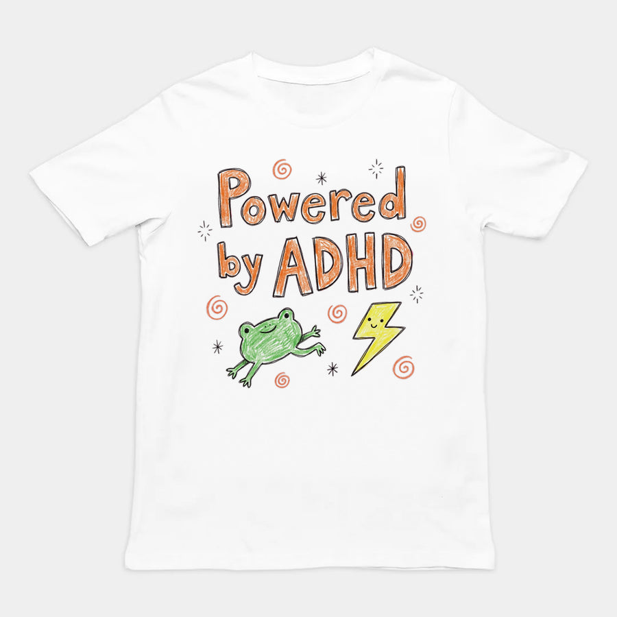 Powered By ADHD T-Shirt Orbital Clothing